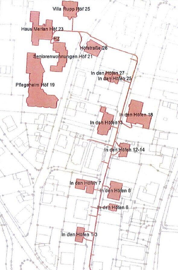 Plan "In den Höfen"